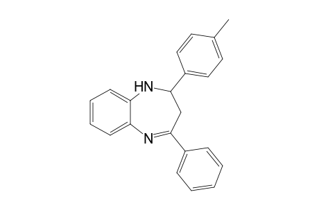 2-(4-Methylphenyl)-4-phenyl-2,3-dihydro-1H-1,5-benzodiazepine