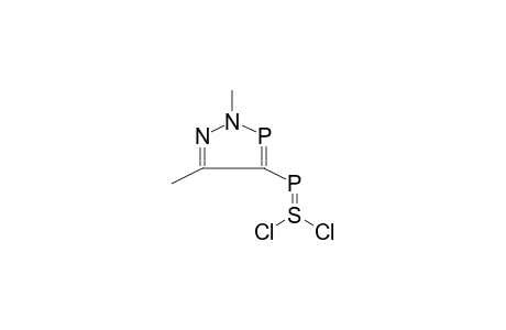 2,5-DIMETHYL-4-DICHLOROTHIONYLPHOSPHINO-1,2,3-DIAZAPHOSPHOLE