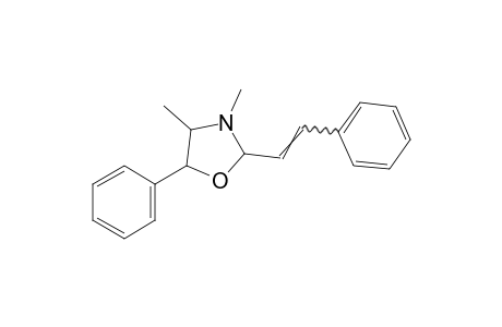 3,4-dimethyl-5-phenyl-2-styryloxazolidine