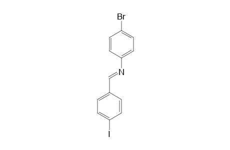 1-Bromobenzene,-4-(4-iodobenzylidenamino)