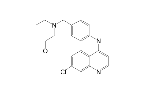 4-[.alpha.-[2-Hydroxyethyl]ethylamino]-4-toluidino]-7-chloroquinoline