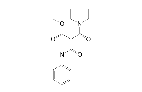 Ethyl (N,N-diethylcarbamoyl)(N-phenylcarbamoyl)acetate