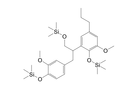 [2-methoxy-4-[2-(3-methoxy-5-propyl-2-trimethylsilyloxy-phenyl)-3-trimethylsilyloxy-propyl]phenoxy]-trimethyl-silane