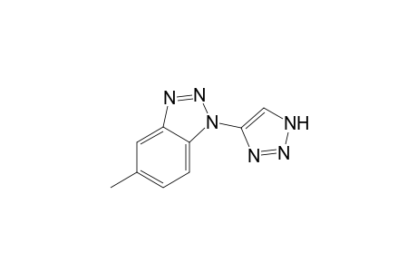 4-[5-METHYL-BENZOTRIAZOL-1-YL]-1,2,3-TRIAZOLE