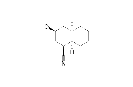 (1-ALPHA,3-ALPHA,4A-BETA,8A-BETA)-3-HYDROXY-4A-METHYL-DECAHYDRONAPHTHALENE-1-CARBONITRILE