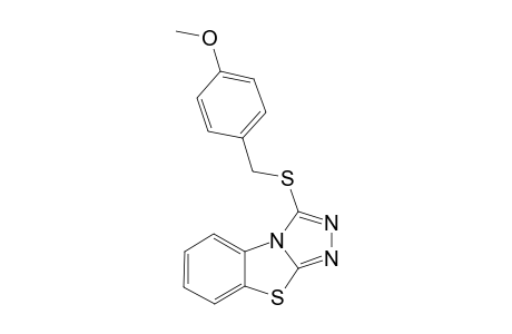 3-(4-Methoxy-benzylsulfanyl)-benzo[4,5]thiazolo[2,3-c][1,2,4]triazole