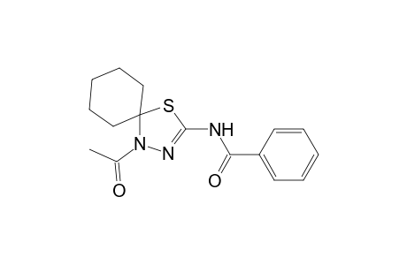 4-ACETYL-2-BENZOYLAMINO-5,5-PENTAMETHYLEN-4,5-DIHYDRO-1,3,4-THIADIAZOLE