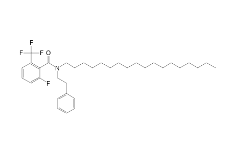 2-Fluoro-6-(trifluoromethyl)benzamide, N-(2-phenylethyl)-N-octadecyl-