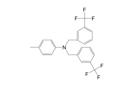 4-Methyl-N,N-bis([3-(trifluoromethyl)phenyl]methyl)aniline