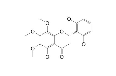 5,2',6'-TRIHYDROXY-6,7,8-TRIMETHOXY-FLAVANONE