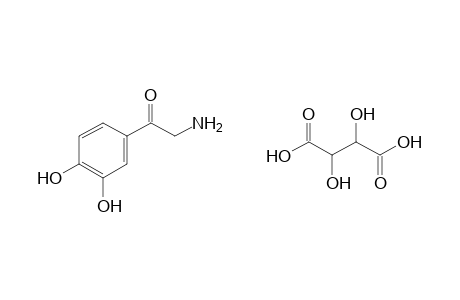 2-amino-3',4'-dihydroxyacetophenone, bitartrate