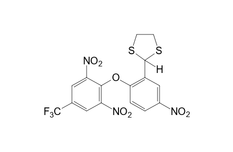 2-{2-[(2,6-DINITRO-alpha,alpha,alpha-TRIFLUORO-p-TOLYL)OXY]-5-NITROPHENYL}-1,3-DITHIOLANE