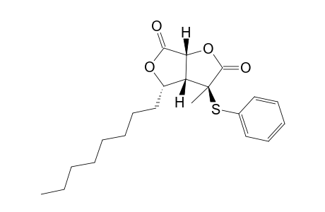 (3S,3aR,4S,6aR)-3-methyl-4-octyl-3-(phenylthio)-4,6a-dihydro-3aH-furo[3,4-b]furan-2,6-dione