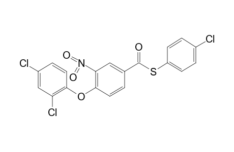 4-(2,4-dichlorophenoxy)-3-nitrothiobenzoic acid, S-(p-chlorophenyl) ester