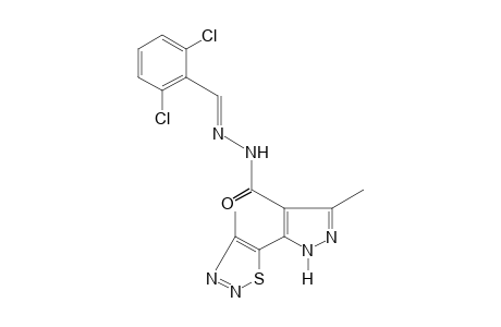 3-methyl-5-(4-methyl-1,2,3-thiadiazol-5-yl)pyrazole-4-carboxylic acid, (2,6-dichlorobenzylidene)hydrazide