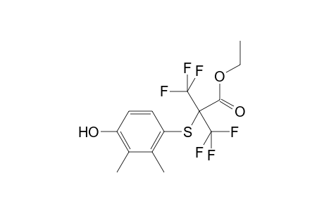 3,3,3-Trifluoro-2-(4-hydroxy-2,3-dimethyl-phenylsulfanyl)-2-trifluoromethyl-propionic acid ethyl ester