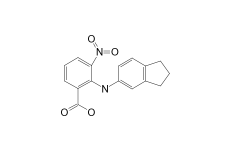 2-(indan-5-ylamino)-3-nitro-benzoic acid