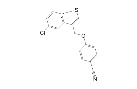 p-[(5-chlorobenzo[b]thien-3-yl)methoxy]benzonitrile