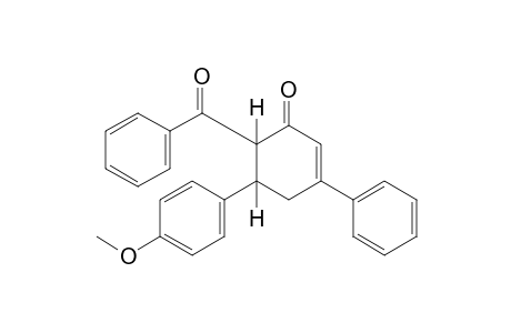 6-benzoyl-5-(p-methoxyphenyl)-3-phenyl-2-cyclohexen-1-one
