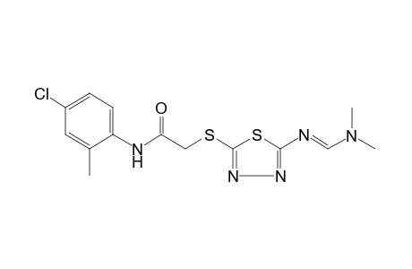 4'-chloro-2-{{5-{[(dimethylamino)methylene]amino}-1,3,4-thiadiazol-2-yl}thio}-o-acetotoluidide