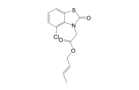 2-Butenyl (4-chloro-2-oxo-1,3-benzothiazol-3(2H)-yl)acetate