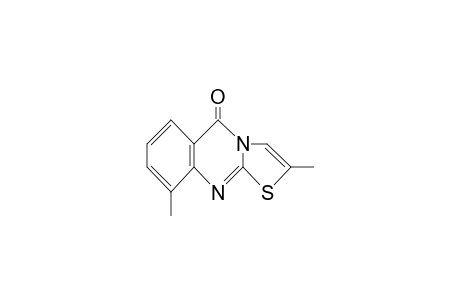 5H-Thiazolo[2,3-b]quinazolin-5-one, 2,9-dimethyl-