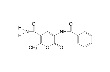 3-BENZAMIDO-6-METHYL-2-OXO-2H-PYRAN-5-CARBOXAMIDE