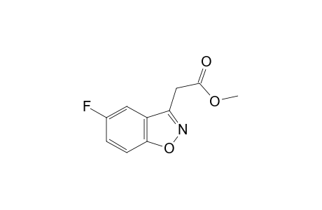 5-fluoro-1,2-benzisoxazole-3-acetic acid, methyl ester