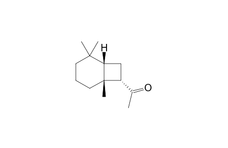 (1S,6R,7S)-7-Acetyl-2,2,6-trimethylbicyclo[4.2.0]octane