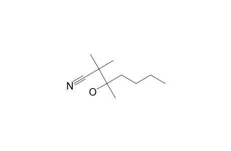 3-Hydroxy-2,2,3-trimethylheptanenitrle