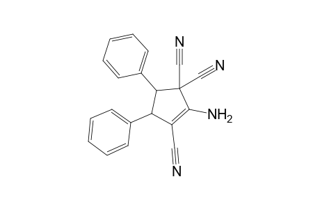 1-Amino-2,5,5-tricyano-3,4-diphenylcyclopent-1-ene