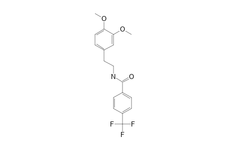 Benzamide, 4-trifluoromethyl-N-(3,4-dimethoxyphenethyl)-