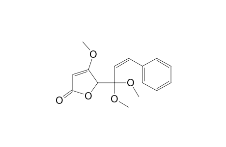 2(5H)-Furanone, 5-(1,1-dimethoxy-3-phenyl-2-propenyl)-4-methoxy-, (Z)-