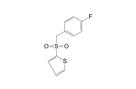 2-[(p-fluorobenzyl)sulfonyl]thiophene