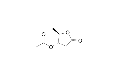 2(3H)-Furanone, 4-(acetyloxy)dihydro-5-methyl-, cis-