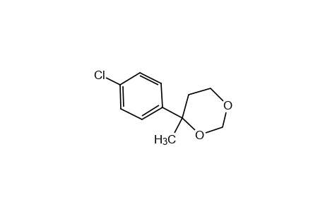 4-(p-chlorophenyl)-4-methyl-m-dioxane
