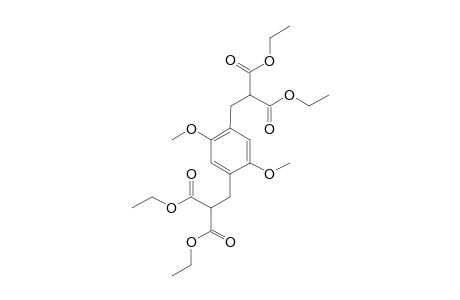 [(2,5-dimethoxy-p-phenylene)dimethylene]dimalonic acid, tetraethyl ester