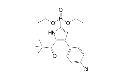 DIETHYL-4-(p-CHLORPHENYL)-5-TRIMETHYL-ACETYLPYRROLE-2-PHOSPHONATE