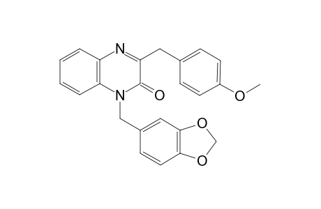 3-(p-methoxybenzyl)-1-piperonyl-2(1H)-quinoxalinone