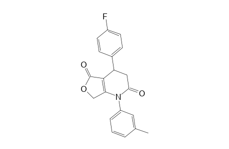 Furo[3,4-b]pyridine-2,5(1H,3H)-dione, 4-(4-fluorophenyl)-4,7-dihydro-1-(3-methylphenyl)-