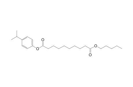 Sebacic acid, 4-isopropylphenyl pentyl ester