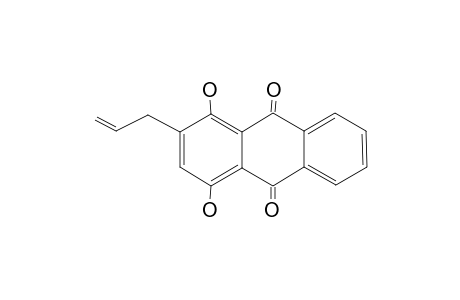 1,4-Dihydroxy-2-(prop-2'-enyl)anthraquinone