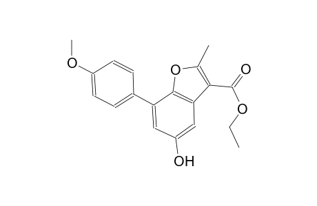 ethyl 5-hydroxy-7-(4-methoxyphenyl)-2-methyl-1-benzofuran-3-carboxylate