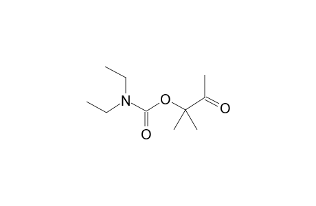 2-Methyl-3-oxobutan-2-yl diethylcarbamate