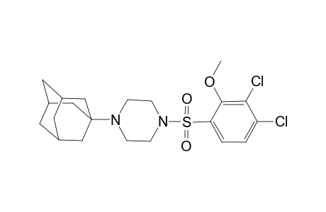 1-(1-adamantyl)-4-[3,4-bis(chloranyl)-2-methoxy-phenyl]sulfonyl-piperazine