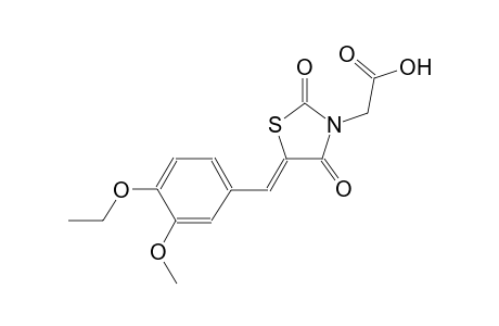 [(5Z)-5-(4-ethoxy-3-methoxybenzylidene)-2,4-dioxo-1,3-thiazolidin-3-yl]acetic acid