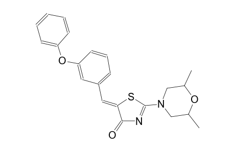 (5Z)-2-(2,6-dimethyl-4-morpholinyl)-5-(3-phenoxybenzylidene)-1,3-thiazol-4(5H)-one