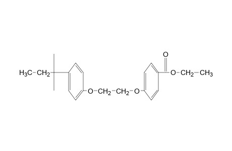 p-[2-(p-tert-pentylphenoxy)ethoxy]benzoic acid, ethyl ester