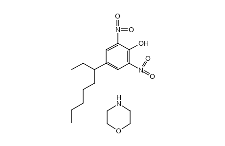 2,6-DINITRO-4-(1-ETHYLHEXYL)PHENOL, COMPOUND WITH MORPHOLINE (1:1)