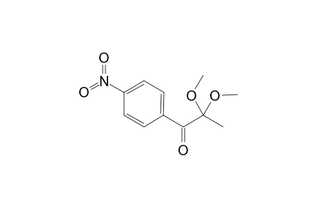 .alpha.(p-Nitrophenyl)-.alpha.,.alpha.'-dimethoxypropanone